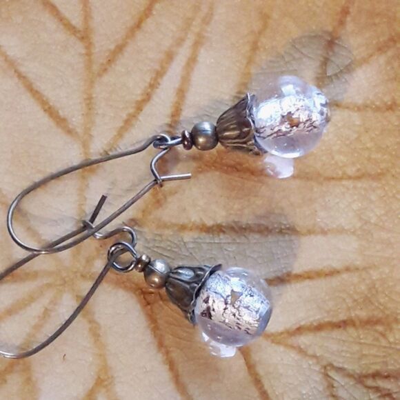 NEW Earrings Letter in a Bottle petite earrings filigree wish earrings 510#fs- - Picture 4 of 7